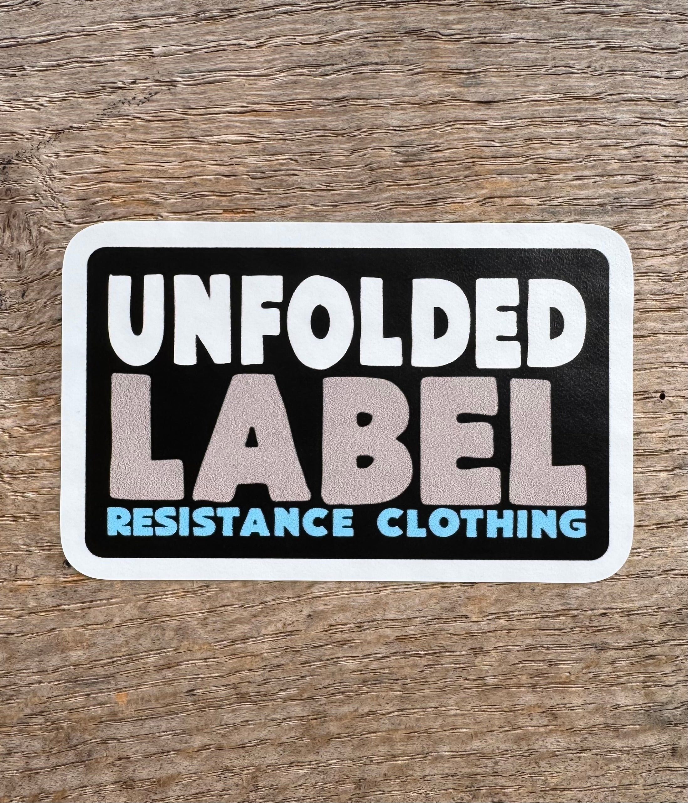 Unfolded Label OG Logo Vinyl Sticker Black