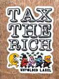 Tax the Rich Vinyl Sticker