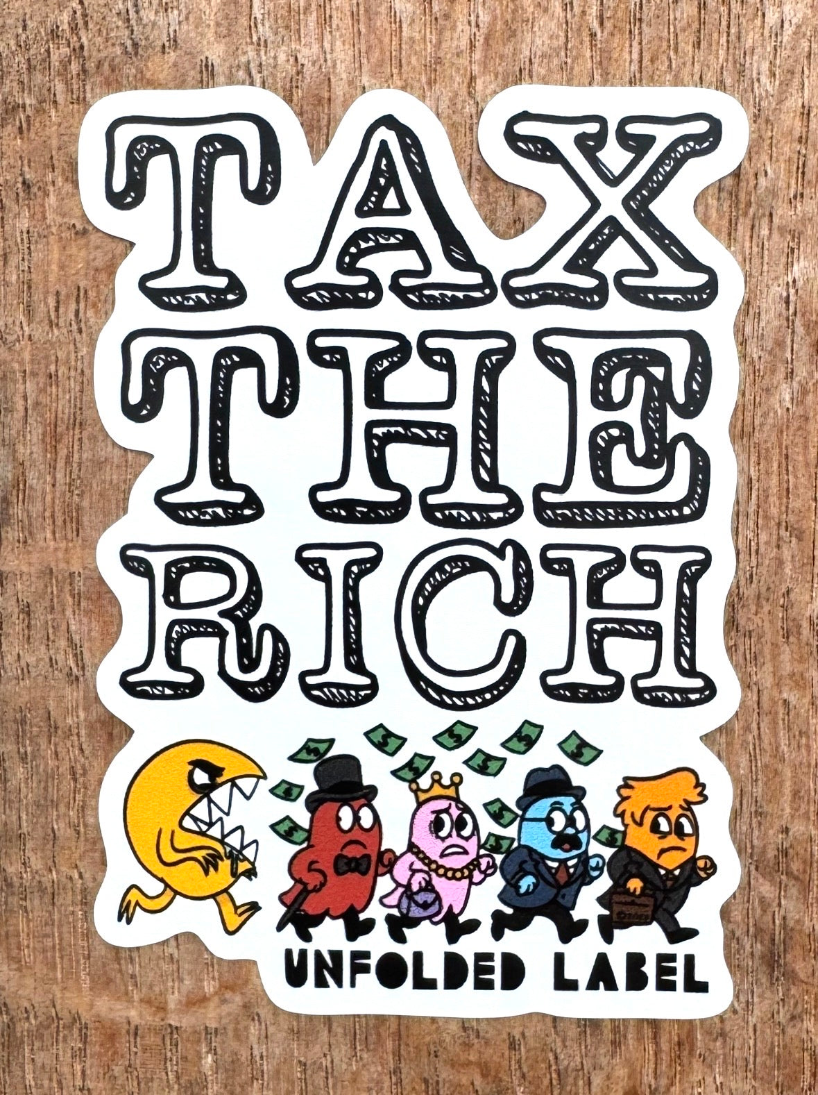 Tax the Rich Vinyl Sticker